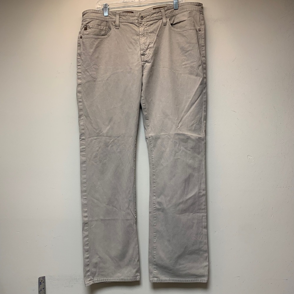AG Adriano Goldschmied The Protege Pants Mens 38 Grey Excellent Straight Leg